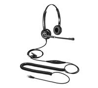 Auricolare telefonica RJ9 con microfono per annullamento rumore per telefoni desktop Avaya Polycom Siemens Snom Mitel NEC Nortel Aastra Alcatel Gigaset