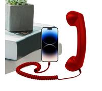 Auricolare telefonico di tipo C - Ricevitore telefonico vecchio, auricolare cablato e microfono | Adattatore per telefono in stile retrò con connettore di tipo C per uso domestico