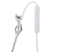 Auricolare Unilaterale Anti-radiazioni da 3,5 Mm con Microfono per Sicurezza e ospitalità, Tubo 'aria Trasparente a Basso Profilo per Uso in Magazzino e Ristorante, Comodo per Buttafuori e