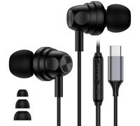 Auricolare USB C, Intra Auricolari cablati USB C per iPhone 17 16 15 Pro Max, Samsmung Galaxy A16 A17 A25 A26 A35 A36 A53 A54 A55 A56 5G S21 S23 S24 S24 S24 25 Ultra, Xiaomi 17