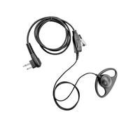 Auricolare walkie-talkie a forma di D, auricolare, microfono push-to-talk, per radio bidirezionale Motorola,