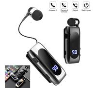 AURICOLARE WIRELESS MONO BLUTOOTH 5.2 AURICOLARE RETRATTILE DISPLAY CLIP ON K55