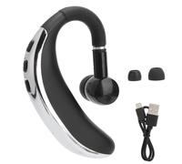 Auricolare wireless vivavoce con cancellazione del rumore, resistente al sudore, assistente vocale, Bluetooth 5.0, pulsante mute, vestibilità