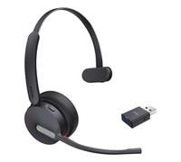 Auricolare Yealink WH64 Hybrid Mono UC wireless Bluetooth con Cancellazione Rumore per ufficio nero