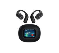 Auricolari 3 in 1 per traduzione intelligente, con display LCD, 144 lingue, musica e chiamate wireless, colore nero, traduttore linguistico, auricolari wireless per l'apprendimento delle lingue, il