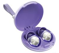 Auricolari 3-in-1 Silenziosi Morbidi per Dormire Auricolari | Silicone morbido, zero pressione, aderenza per sicura, ideale riposo laterale, nessun dolore(Purple)