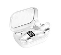 Auricolari a clip, 2 in 1, wireless, con display a LED a cancellazione del rumore, per sport, lunga durata, accessori elettronici per allenamenti e corsa