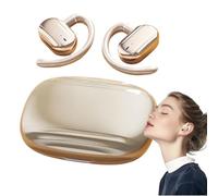 Auricolari a clip ad alta fedeltà, impermeabili, cuffie wireless con clip per l'orecchio, per uomini e donne, ascoltare musica, video, guardare videogiochi
