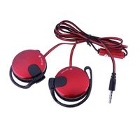 Auricolari a clip cablati - Microfono in linea integrato, cavo a nastro sull'auricolare, ricevitore audio per giochi per computer lettore MP4, gruppo alloggiamento | Auricolari mobili per gioca