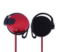 Auricolari a clip con cavo, auricolari sovrauricolari da 3,5 mm - Compatibile con telefoni cellulari per uomo e donna, corsa, escursionismo, sport e vita quotidiana Delr