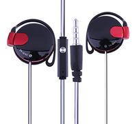 Auricolari a clip per cuffie cablate, 3,5 mm con gancio per orecchio portatile | -Auricolari con gancio per l'orecchio per esercizi Jogging Escursionismo Arrampicata Allenamento Campeggio Delr