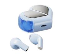 Auricolari a cuore senza fili e alla moda, auricolari ad alta fedeltà, dispositivo audio rosa compatto, simpatici auricolari per la riduzione del rumore, per viaggi, sport all'aria aperta