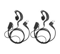 Auricolari a forma di G per walkie-talkie, trasmissione del suono chiara e durata nel tempo, compatibili con radio Motorola (2 set)