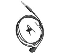 Auricolari a lato singolo, design in-ear in silicone con isolamento acustico, ricevitore audio da 3,5 mm per lettori MP3, clip universale per allenamento e uso occasionale, (nero)