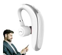 Auricolari a orecchio singolo, cuffie per guida wireless, cuffie wireless a orecchio singolo, durata della batteria ultra lunga, auricolari singoli per camionisti, casa, ufficio, lavoro, per computer