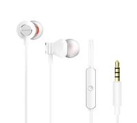 Aiwa ESTM-50WT: White In-Ear Headphones, Remote Control and Microphone