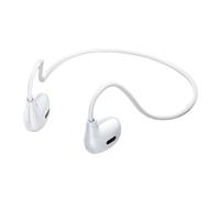 Auricolari aperti con linea aerea: auricolari ultra leggeri, cuffie senza orecchie con lunga durata della batteria, ascolto durevole all'aperto, design senza fili, esercizi per attività all'aria