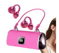 Auricolari Auricolari Aperti-cuffie A Clip Wireless | Di Cuffie Per Annullamento Del Rumore Con Microfono Per Ragazze Donne | Stile Sportivo Leggero Per La Gestione Di Un Regalo Di Complean
