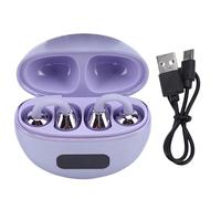 Auricolari, Auricolari Wireless con Display Digitale a LED e Controllo Touch con Microfono a Cancellazione di Rumore, per la Corsa, il Nuoto, gli Sport All'aria (PURPLE)