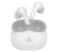 Auricolari Wireless Bluetooth v5.3 con Microfono Custodia di Ricarica Bianco