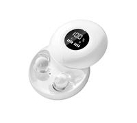 Auricolari Bluetooth 5.4 per dormire, mini auricolari invisibili in silicone per chi dorme su un fianco, con cancellazione del rumore e disp