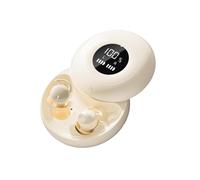 Auricolari Bluetooth 5.4 per dormire, mini auricolari invisibili in silicone per chi dorme su un fianco, con cancellazione del rumore, displ