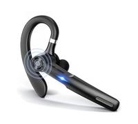 Auricolari Bluetooth, Auricolare Monoauricolare con Microfono, Auricolari Wireless con Cancellazione del Rumore per Sport Aziendali con Custodia di Ricarica da 400 MAh