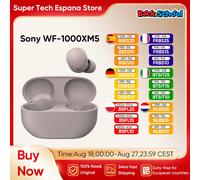 Auricolari Bluetooth con cancellazione del rumore Wireless SONY WF-1000XM5 fino a 24 ore di durata della batteria connessione multipunto IPX4 impermeabile Sliver
