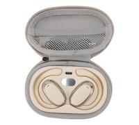 Auricolari Bluetooth con Gancio per L'orecchio con Riduzione del Rumore, HiFi e Display a LED per la Corsa, la Guida, le Donne e gli Uomini (Beige)