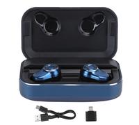 Auricolari Bluetooth con la più recente tecnologia Bluetooth, controllo touch, cuffie wireless con doppio microfono, riduzione del rumore,