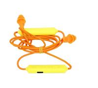 Auricolari Bluetooth con Riduzione del Rumore da 29 DB Oltre 20 Ore di Riproduzione Auricolari con Archetto da Collo Resistenti All'acqua IPX5 per Lavori in Giardino, Materiale ABS (YELLOW)