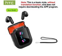 Auricolari Bluetooth HTC NE20 V6.0 AI Traduttore Cuffie Wireless OWS Clip LCD