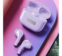 Auricolari Bluetooth Lenovo LP40PRO, semi-in-ear con qualità audio HIFI, lunga durata della batteria, chiamate ad alta definizione, controllo touch intelligente, resistenti al sudore con microfono, au