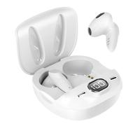 Auricolari Bluetooth LinQ bianco, kit mani libere con comandi a sfioramento