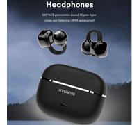 Auricolari Bluetooth minimalisti HYUNDAI HY-C03, a conduzione ossea, con lunga durata della batteria, bassa latenza, suono surround, alta fedeltà musicale, ideali per gaming, chiamate, cancellazione d
