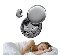 Auricolari Bluetooth piccoli, invisibili, nascosti, per dormire, ultra sottili, con mascheratura del rumore, cuffie morbide per chi dorme sul fianco, auricolari wireless per iPhone, Android, ufficio