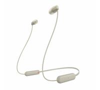 Sony WI-C100 Auricolare Wireless In-ear Musica e Chiamate Bluetooth Beige