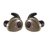 Auricolari Bluetooth tattici con cancellazione attiva del rumore, NRR27dB tappi per le orecchie da tiro per la caccia militare protezione dell'orecchio (marrone)