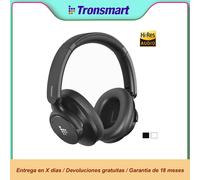 Auricolari Bluetooth Tronsmart Sounfii Q20S, Cuffie Wireless con Cancellazione del Rumore, 60 Ore di Riproduzione, Audio Hi-Res, Controllo tramite App