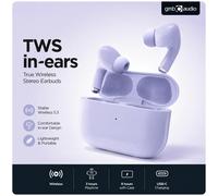 Auricolari Bluetooth TWS Viola GMB Audio Wireless In-Ear Stereo HiFi con Custodia USB-C Microfono Integrato BT 5.4 Cuffie Sport Running Fitness Android iPhone Tablet PC