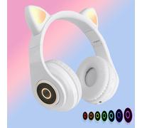Auricolari Bluetooth Wireless Cat Rabbit Ear con cuffie microfono