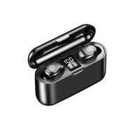 Auricolari Bluetooth wireless, cuffie true wireless con controllo touch, bassi stereo surround e cancellazione passiva del rumore, ricaricabili,
