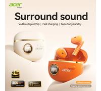 Auricolari Bluetooth Wireless Originali Acer, Tipo Semi-In-Ear, Ultimo Chip 6.0 con Trasmissione Stabile, Altoparlante a Bobina per Trasmissione Sonora Direzionale, Audio ad Alta Risoluzione per