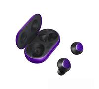 Auricolari Bluetooth wireless stereo R175, colore viola, con custodia di ricarica compatta e design ergonomico