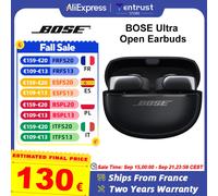 Auricolari BOSE UItra Open Ear Auricolari Bluetooth Classificazione IPX4 per resistenza all'acqua Comfort tutto il giorno Fino a 7 ore di riproduzione white