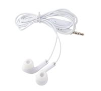 Auricolari Cablati con qualità HiFi per gli Amanti della Musica, Materiale PC Resistente, vestibilità Comoda per lo Sport e L'uso Quotidiano (WHITE)