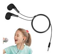 Auricolari cablati - Connettore da 3,5 mm per auricolari cablati per la scuola | Cuffie plug-in, cuffie per computer, per telefoni cellulari, laptop, bambini rumore inferiore