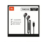 Auricolari cablati di tipo JBL TUNE310C con connettore USB-C - Cuffie In-Ear con audio stereo Hi-Fi per computer e telefoni con interfaccia USB-C ABS