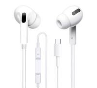 Auricolari cablati USB C per iPhone 17/16/15 Pro Max, Auricolare USB C Intra-Ear Hi-FI Stereo Tipo-C con Microfono e Controllo Volume per Samsung Galaxy 25/24/Tutti I Dispositivi Tipo C