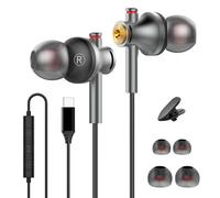 Auricolari Cablati USB C per Samsung Galaxy S26 Ultra S25 S24 S23 S22 A56 5G A55 A26 A25 A17 A16, Cuffie HiFi Stereo Cablate Tipo C con Microfono per iPhone 17 Pro Max 16 16 Plus 16 Pro 15 Pro